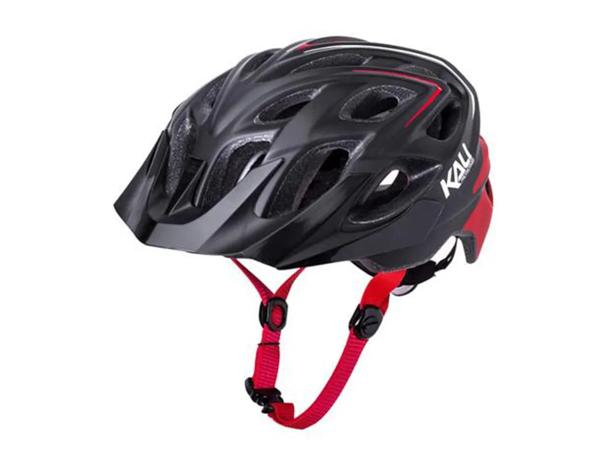 Kali Chakra Plus Sonic MTB Helmet - Matt Black-Red