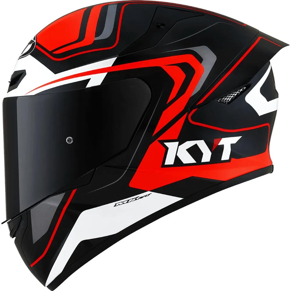 KYT - TT Course Overtech Black/Orange Helmet