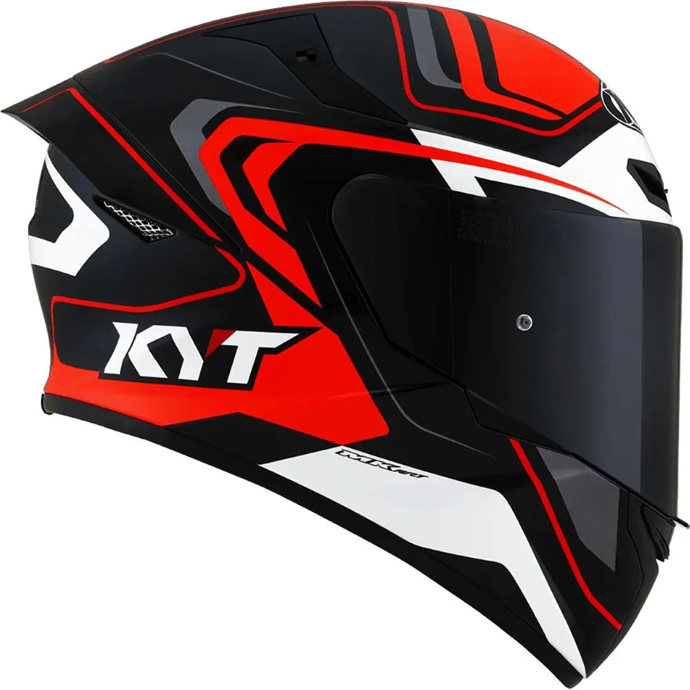 KYT - TT Course Overtech Black/Orange Helmet