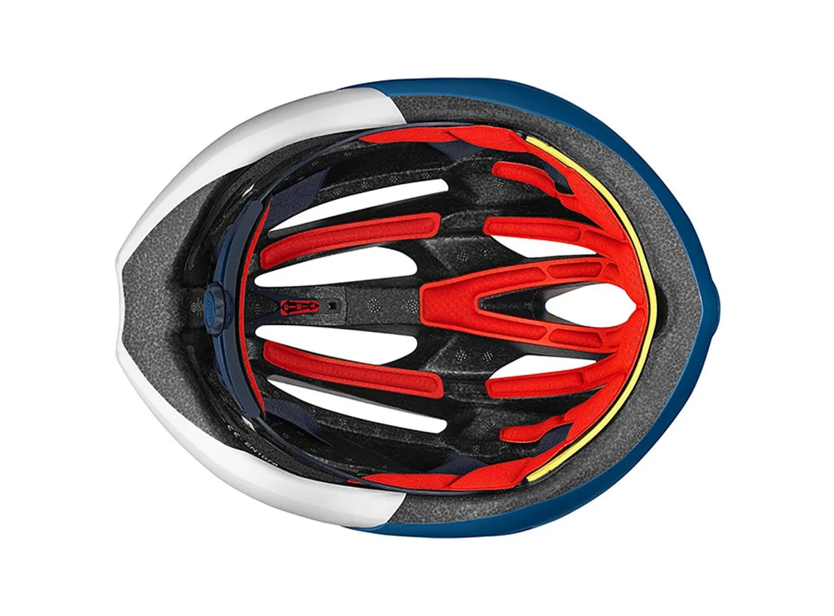 Mavic Cosmic Pro Road Helmet - True Blue-Fiery Red