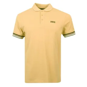 Mens Yellow Metropolis Polo Shirt