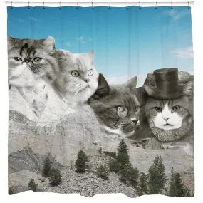 Meowmore Shower Curtain