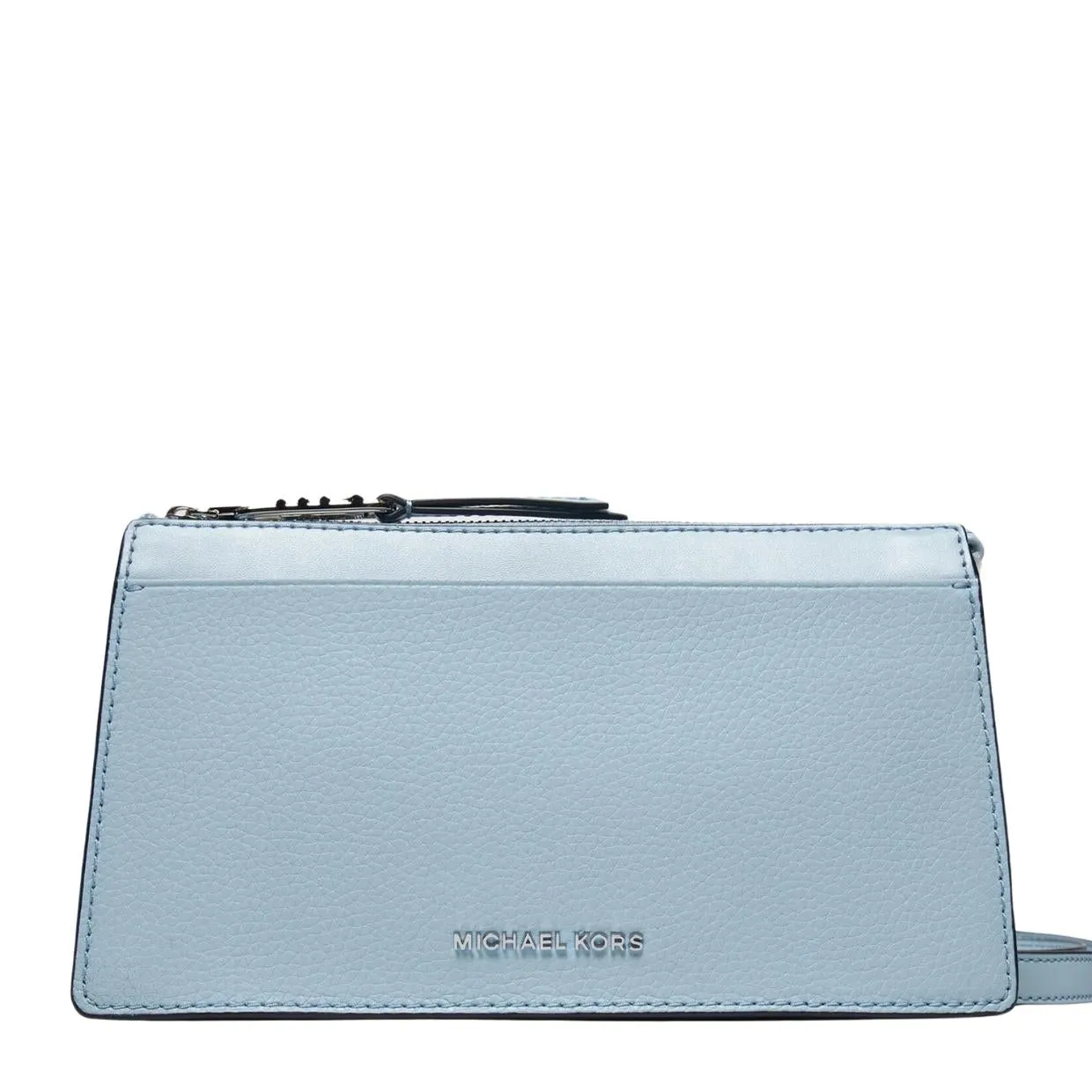 Michael Kors Pale Ocean Blue Empire Large Convertible Crossbody Bag