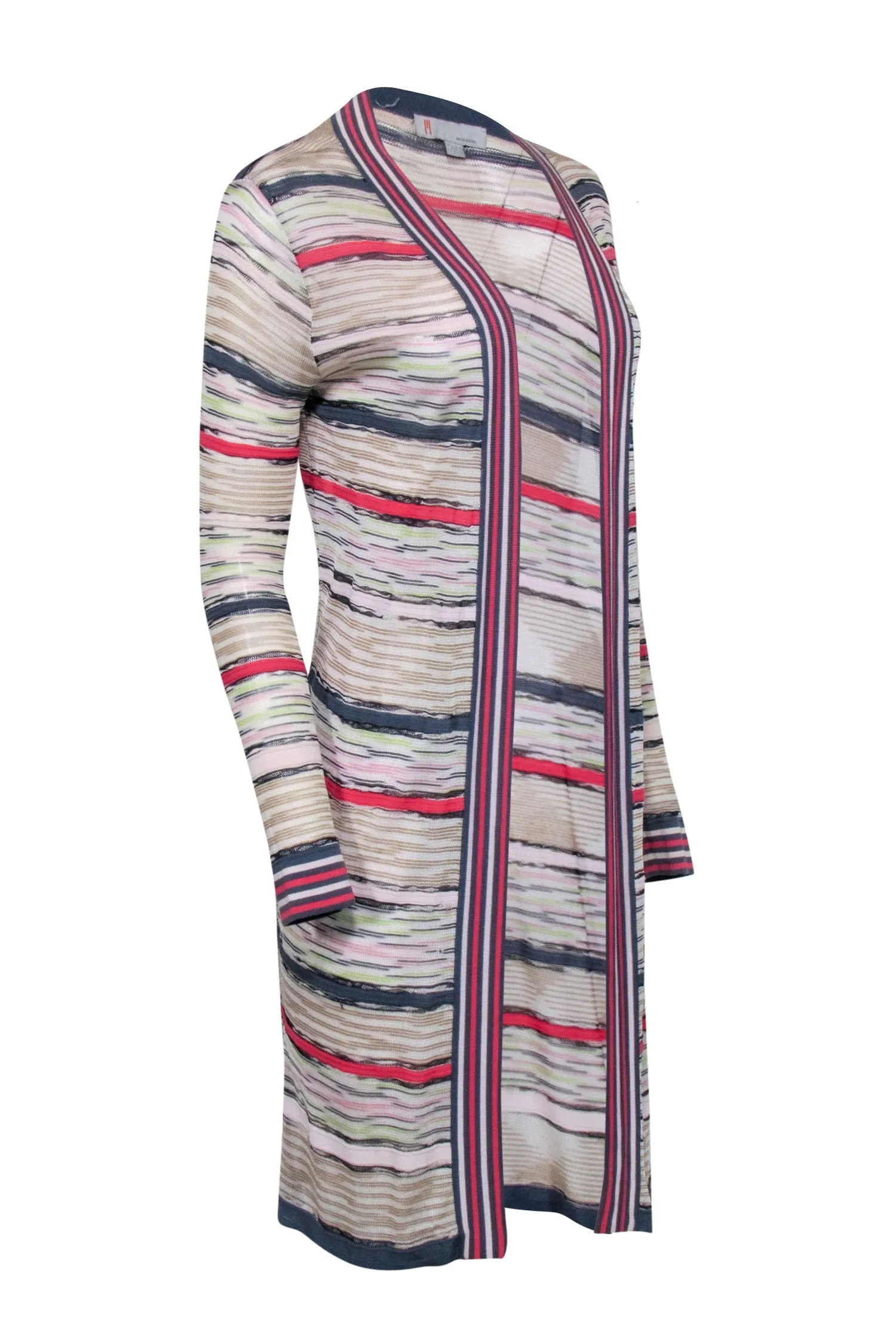 Missoni - Beige, Grey, & Multi Color Print Cardigan Sz 4