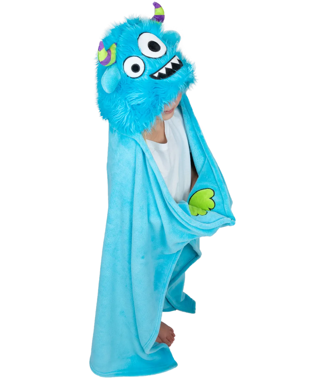 Monster Kid's Hooded Blanket