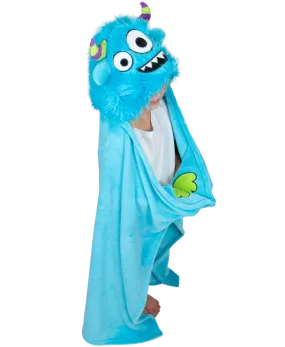 Monster Kid's Hooded Blanket