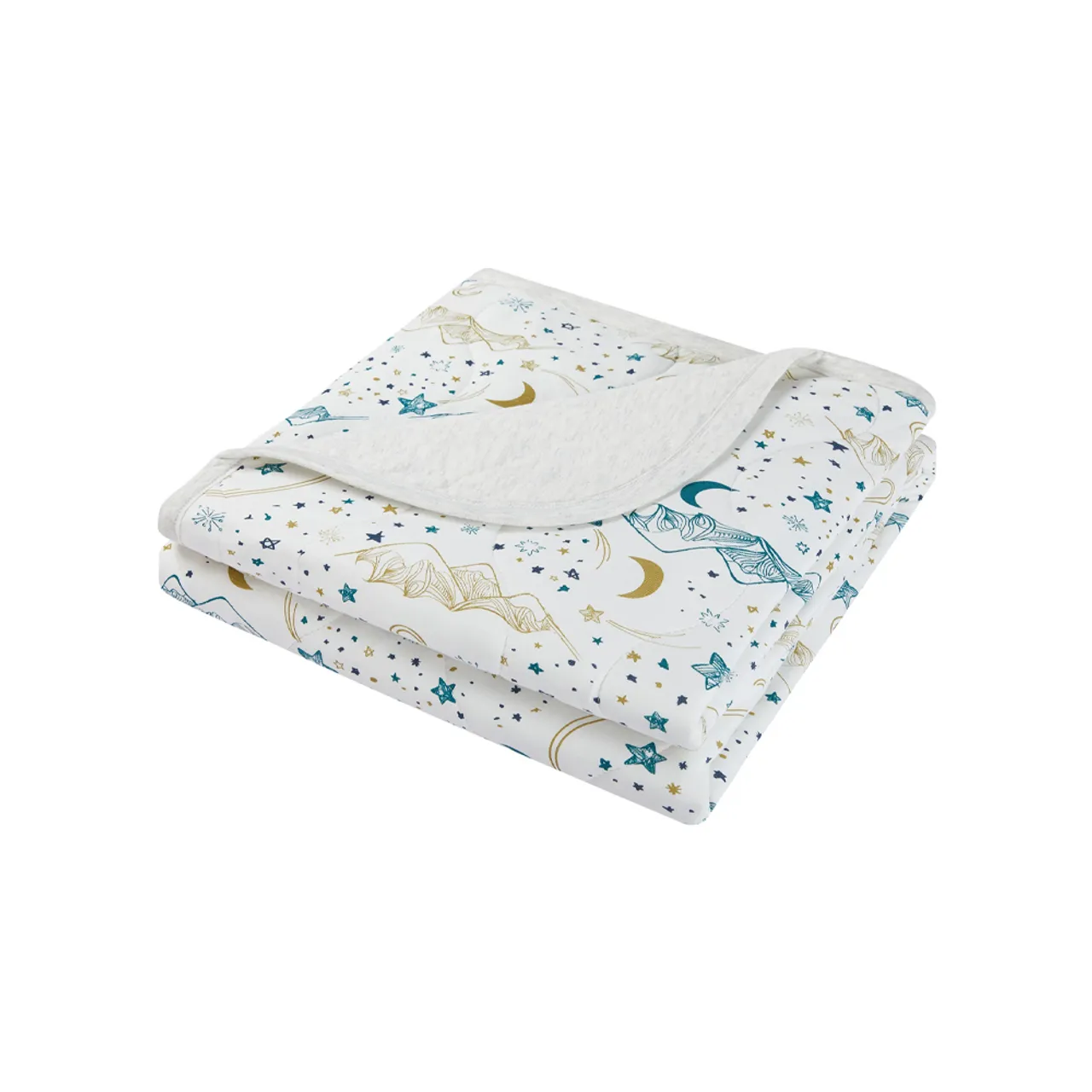 Nest Designs Cozy Blanket Stars White 110X140