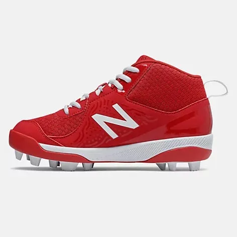 New Balance 3000v5 Youth Molded Cleats - Red/White (J3000TR5)