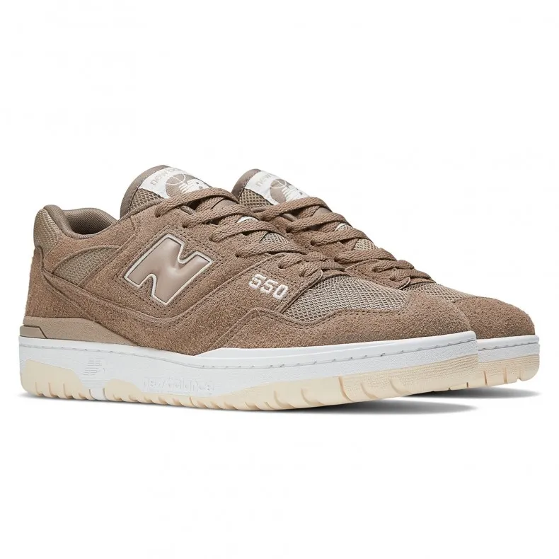 New Balance 550 'Hairy Suede' (Mushroom/Sea Salt)