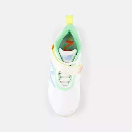 New Balance FuelCell Lindor 2 Youth: White/Cosmic Pineapple