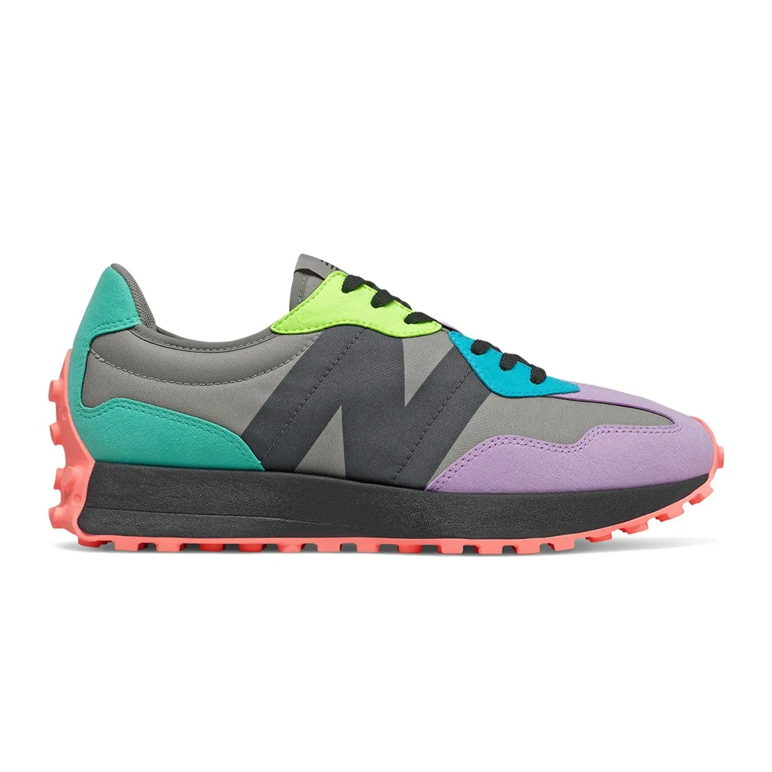 New Balance Men 327 MS327EB (gray / magnet / dark violet glo)