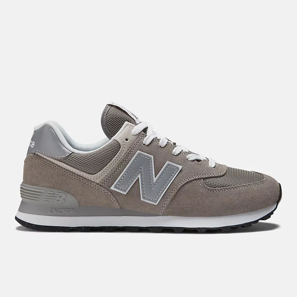 New Balance Men's ML574EVG Grey with White