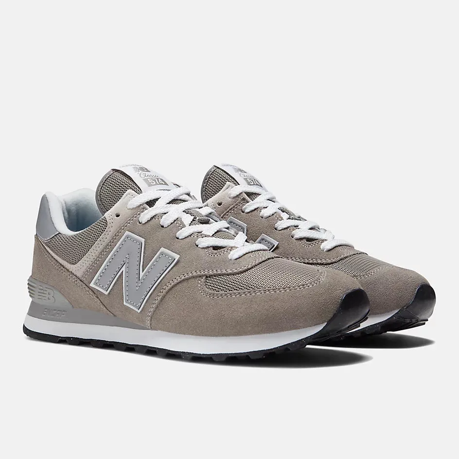 New Balance Men's ML574EVG Grey with White