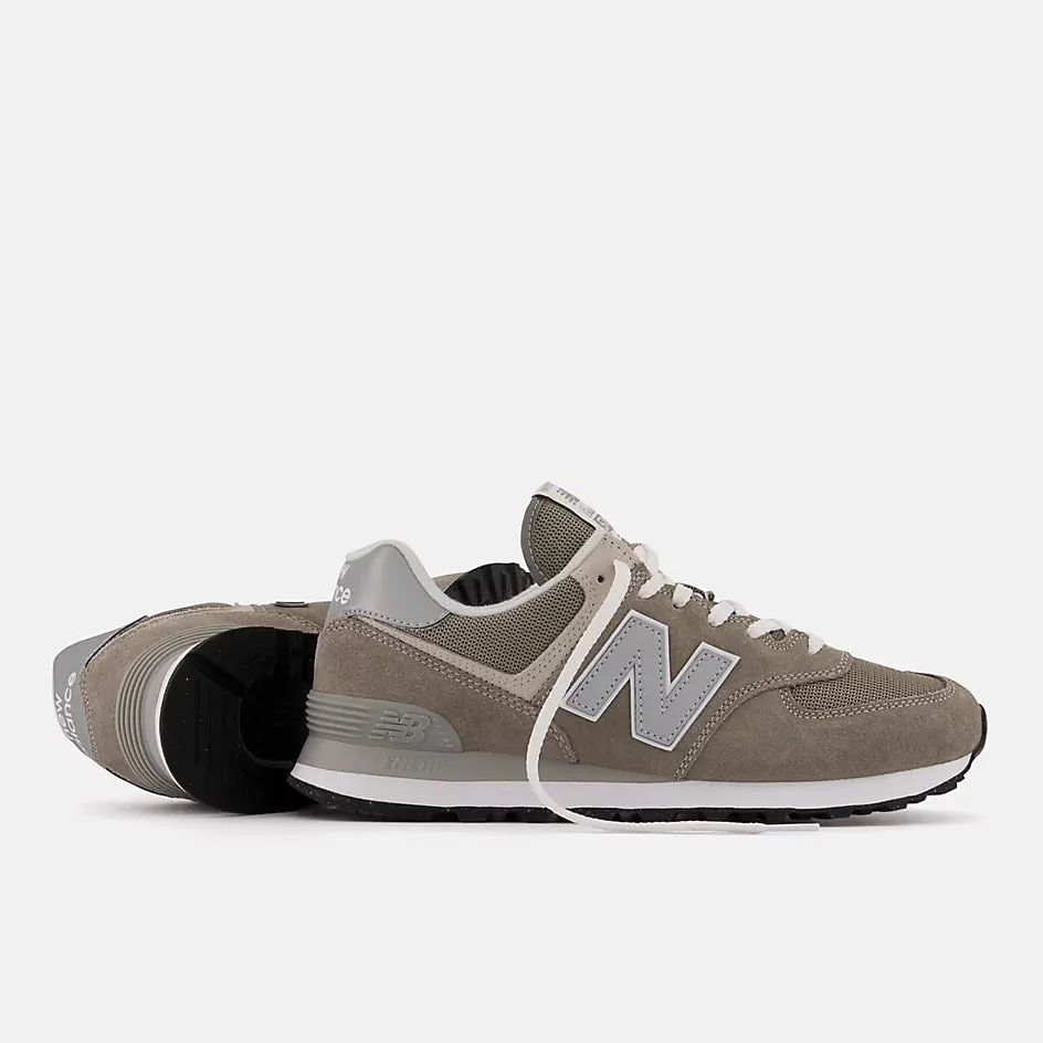 New Balance Men's ML574EVG Grey with White