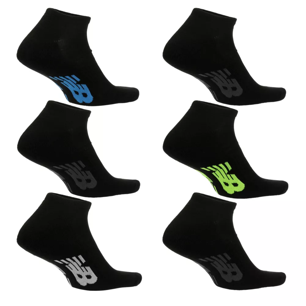 NEW BALANCE  MENS PERFORMANCE LOW CUT SOCKS 6 PAIRS