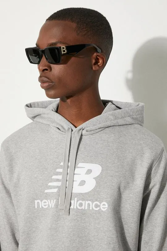 New Balance sweatshirt men's gray color