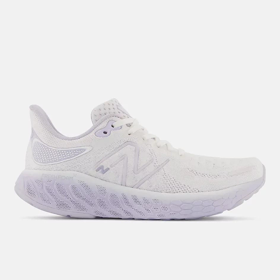 New Balance Women's Fresh Foam X W1080W12 White Libra Violet