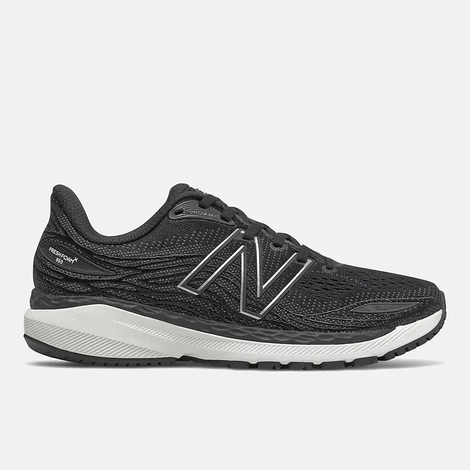 New Balance Women's W860M12 Black White