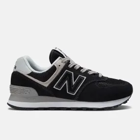 New Balance Women's WL574EVB Black White