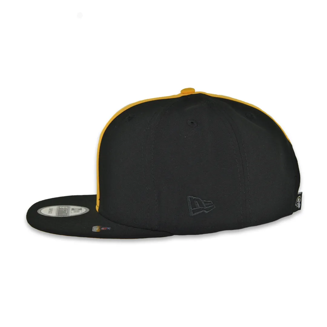 New Era 9Fifty Pittsburgh Steelers Helmet Snapback Hat Black Yellow