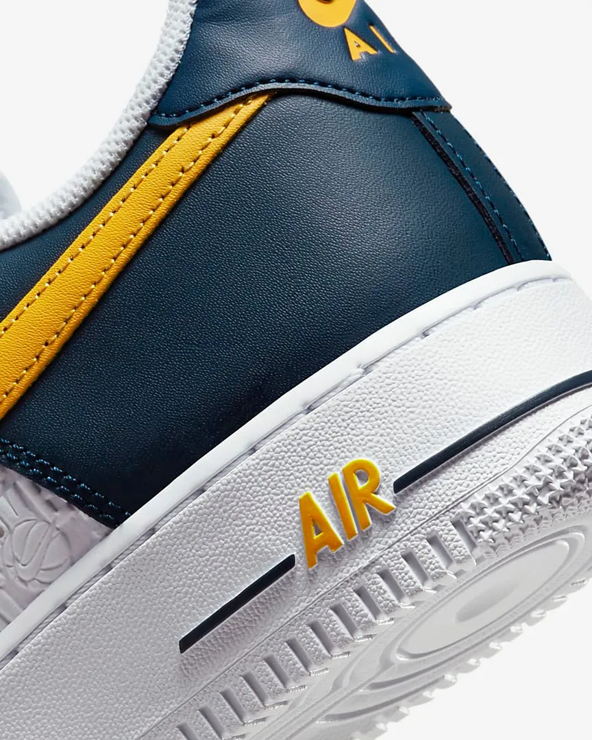 Nike Air Force 1 07 Dark Obsidian University Gold White FJ4209-400