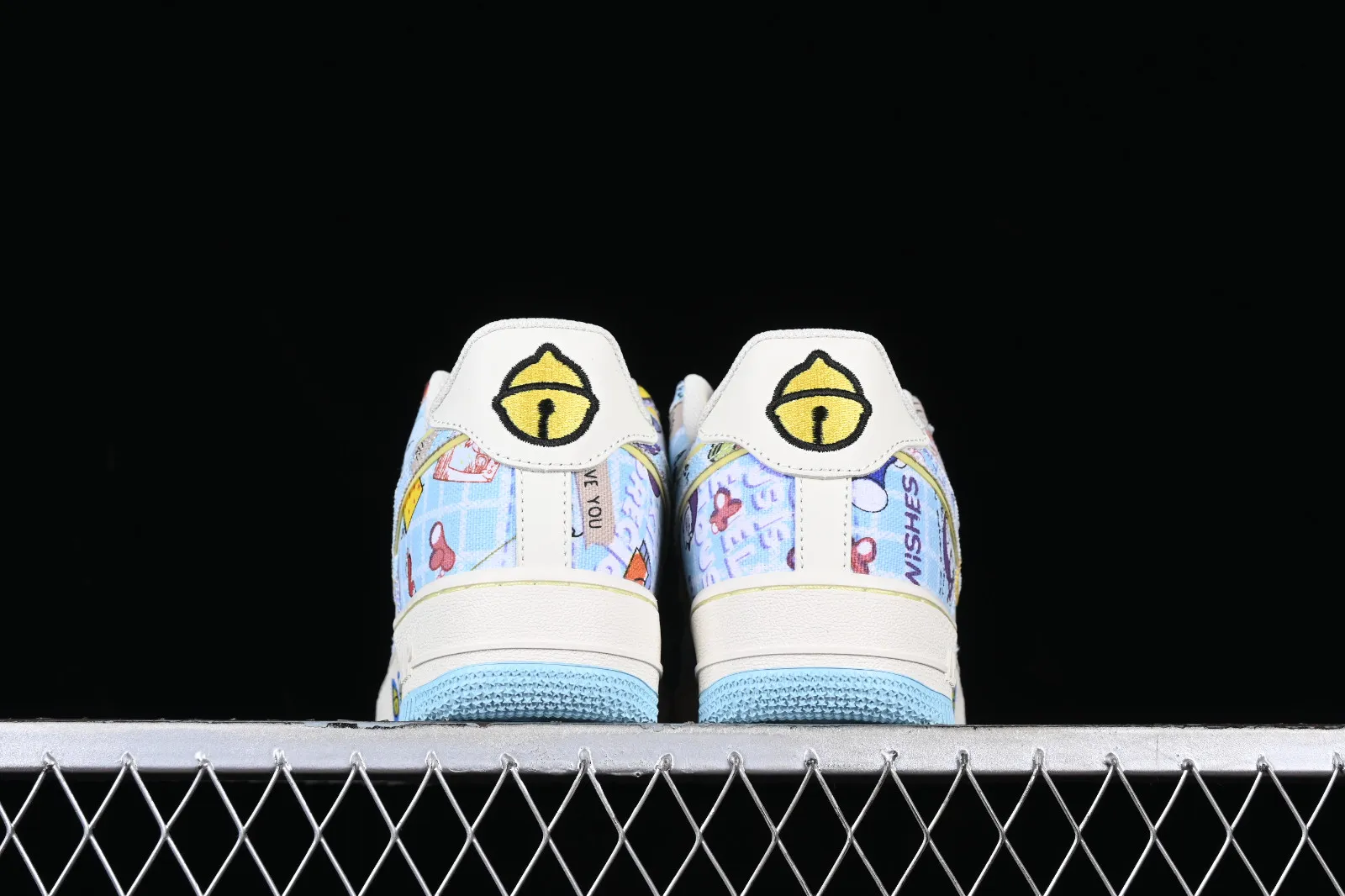 Nike Air Force 1 07 Low Beige Light Blue Lemon Yellow FB0607-055