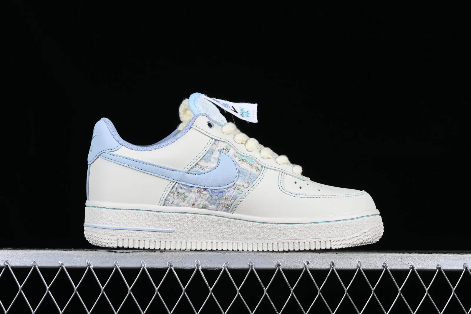 Nike Air Force 1 07 Low Just Do It Beige White Blue FJ7740-015