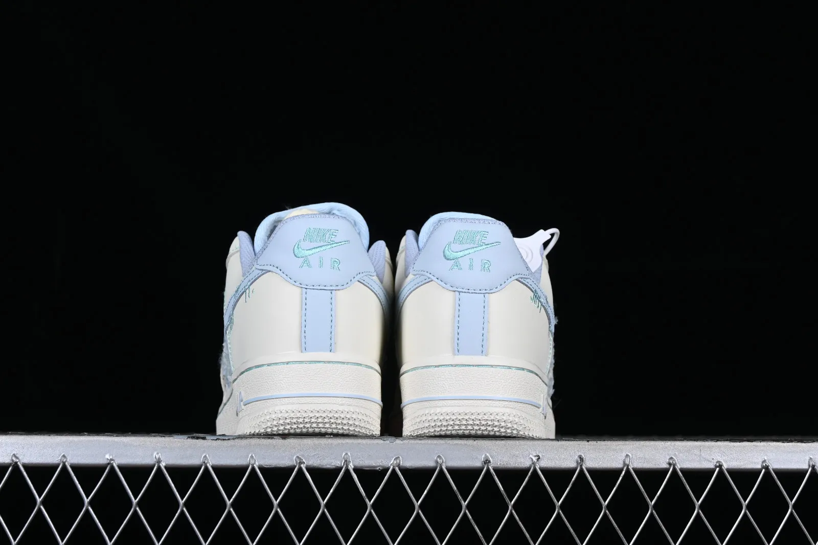 Nike Air Force 1 07 Low Just Do It Beige White Blue FJ7740-015