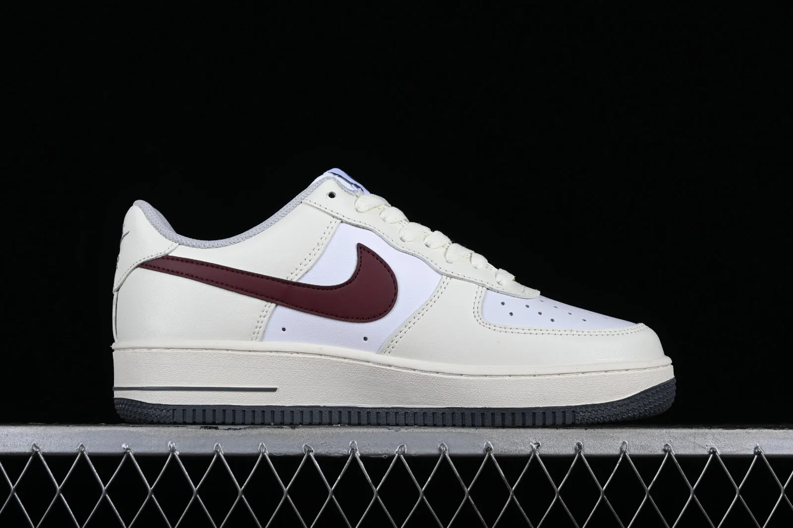 Nike Air Force 1 07 Low Rice White Dark Red Grey HH2322-022