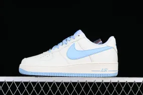 Nike Air Force 1 07 Low White Ice Blue Gold SP0758-031