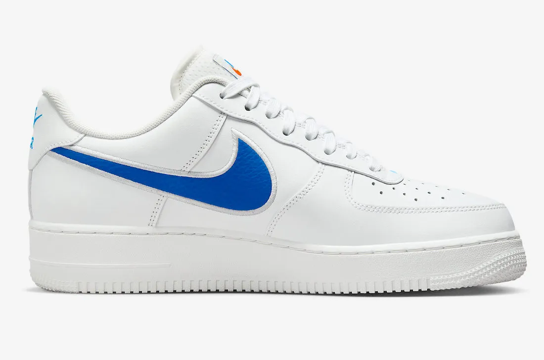 Nike Air Force 1 Low Oversized Swoosh White Blue FN7804-100