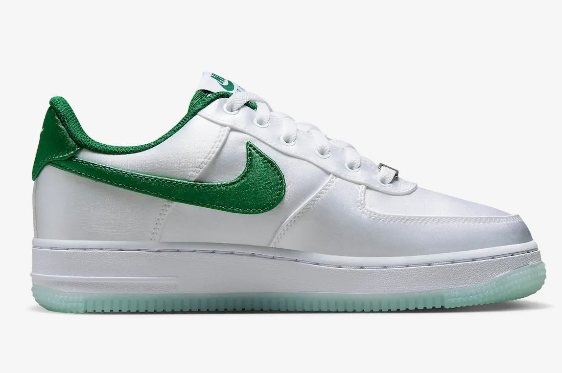 Nike Air Force 1 Low Satin White Green DX6541-101