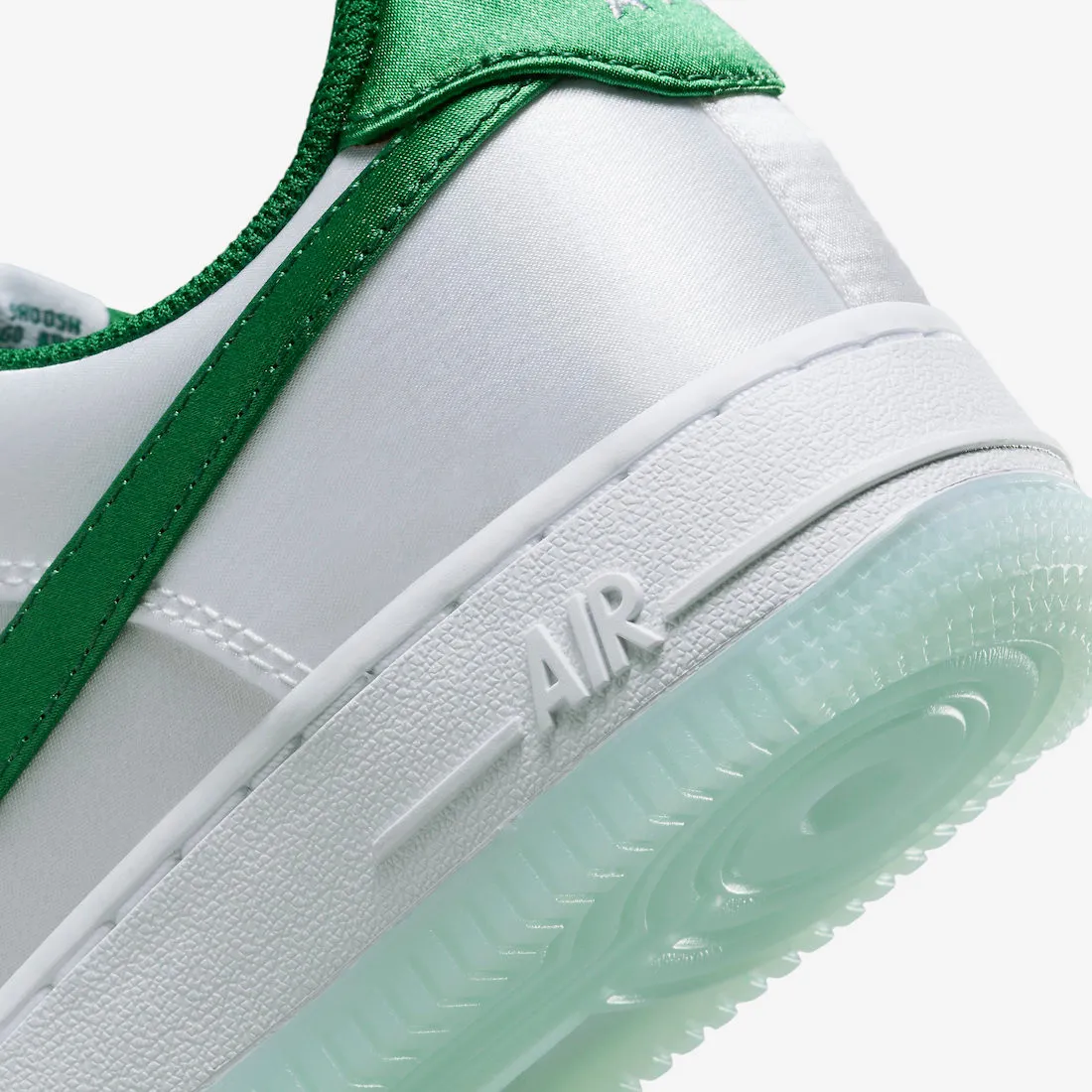 Nike Air Force 1 Low Satin White Green DX6541-101