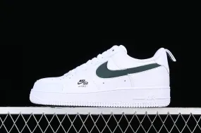 Nike Air Force 1 Premium White Dark Green CV3039-116