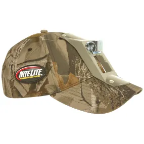 Nite Lite Low Profile Camo Hat With Headlamp Bracket