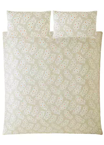 Orla Kiely Wisteria 100% Cotton Percale 200 Thread Count Duvet Cover Set | Kaleidoscope