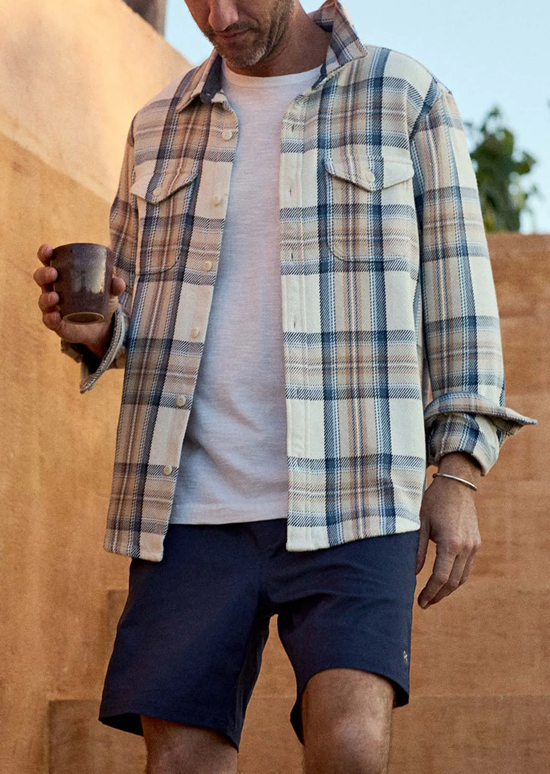 Outerknown Men's Blanket Button Up Shirt