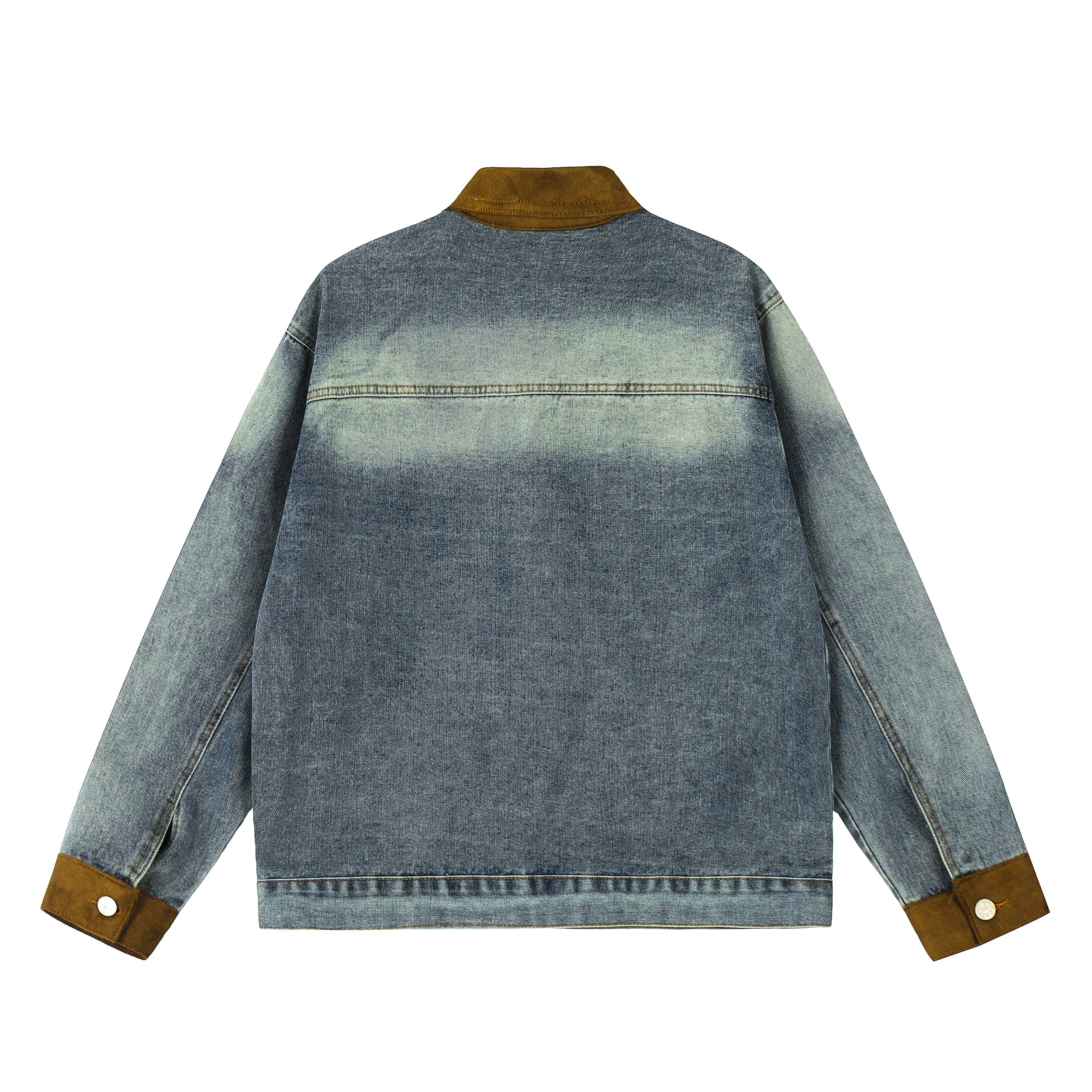 Patch Blend | Retro Patchwork Denim Jacket