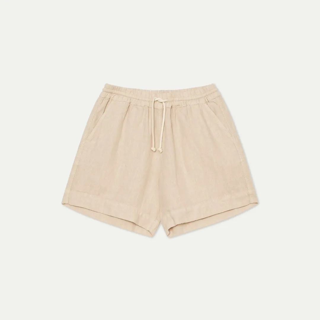 Pestana Shorts (Sand Linen)