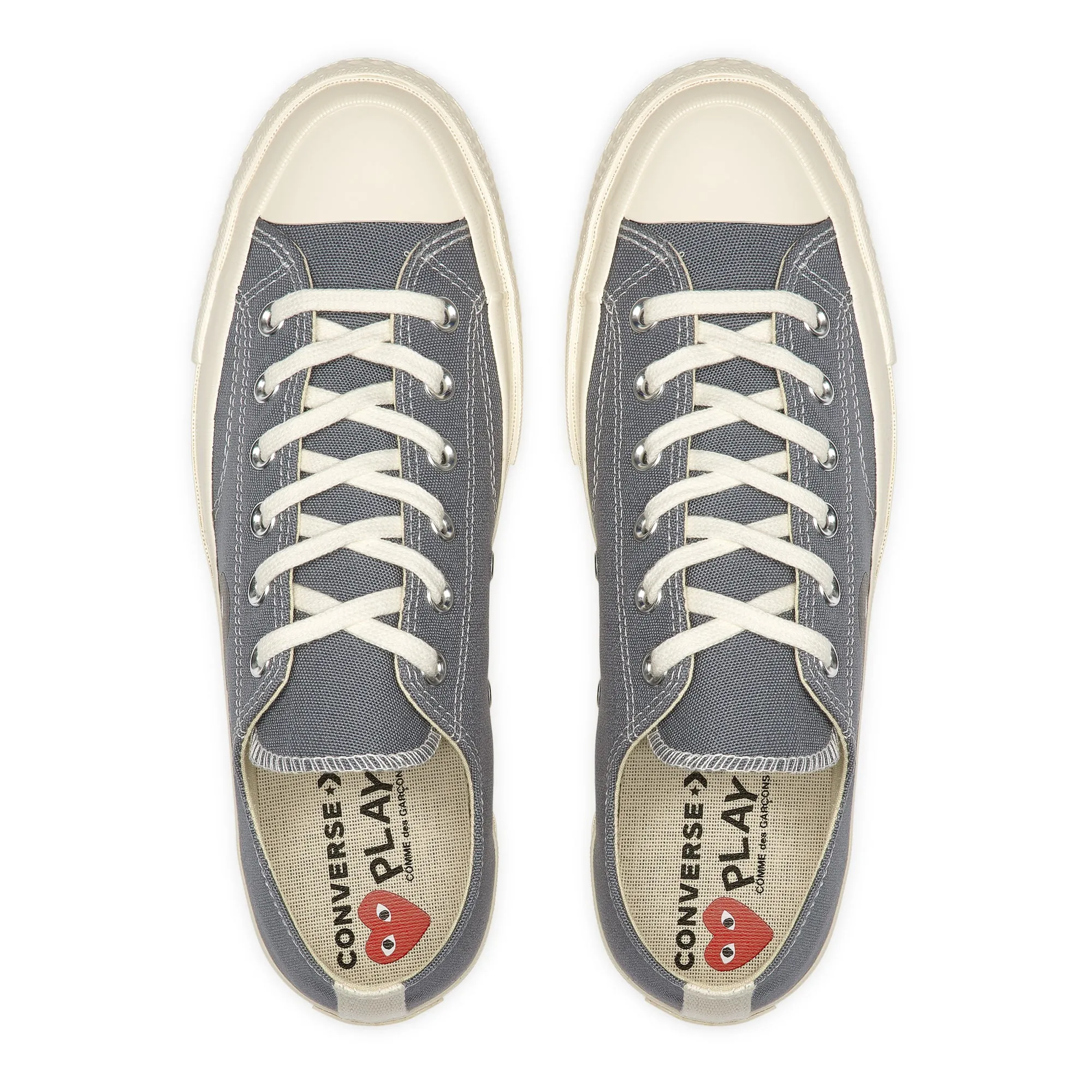 Play Converse Black Heart Chuck Taylor All Star ’70 Low Sneakers  Grey