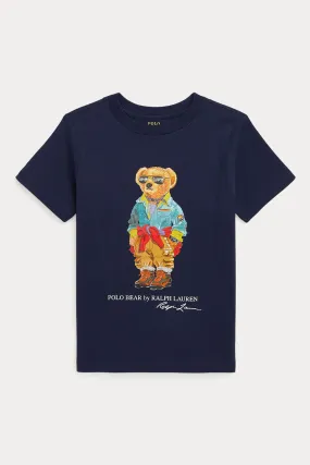 Polo Ralph Lauren Kids 5-7 Ya Erkek ocuk Polo Bear T-shirt