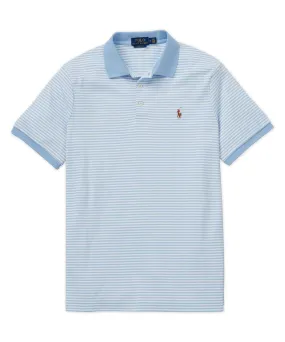 Polo Ralph Lauren Short Sleeve Soft Touch Cotton Stripe Polo Knit Shirt