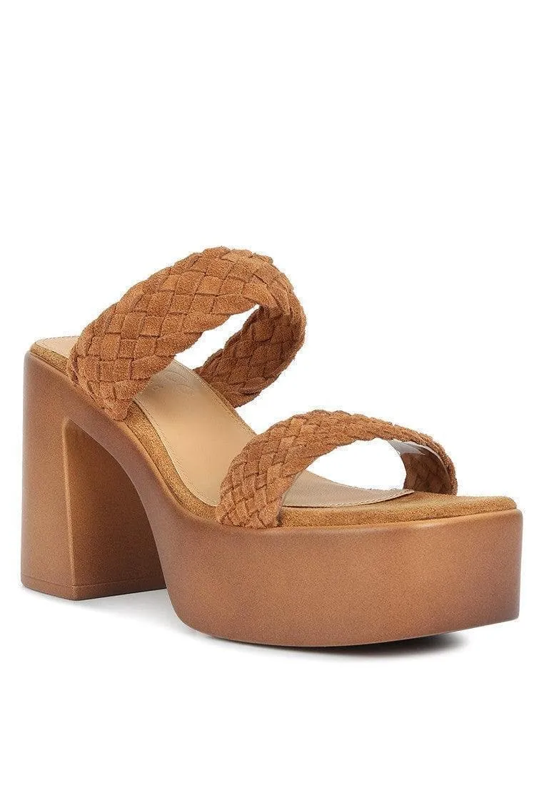 Rag & Company Misaki Braided Detail Chunky Sandals