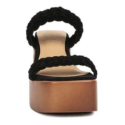 Rag & Company Misaki Braided Detail Chunky Sandals