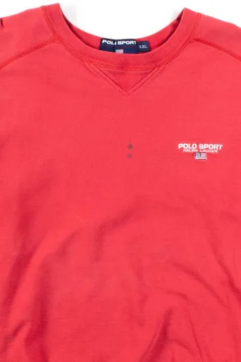 Red Polo Sweatshirt 1