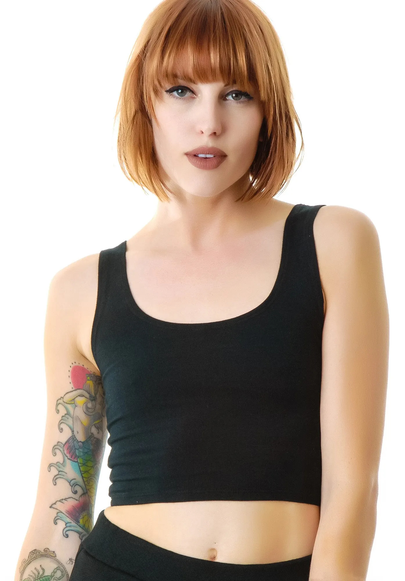 Reeves Fitted Crop Tank-