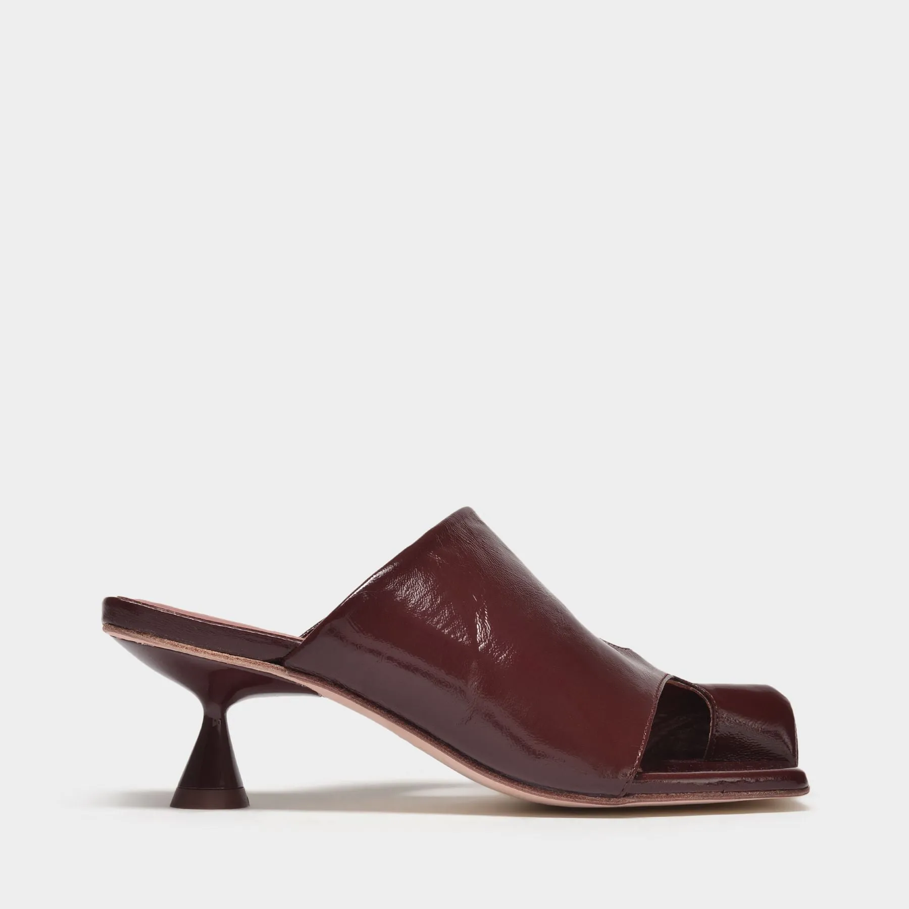 Rejina Pyo  Ida Sandals in Brown Smooth Leather