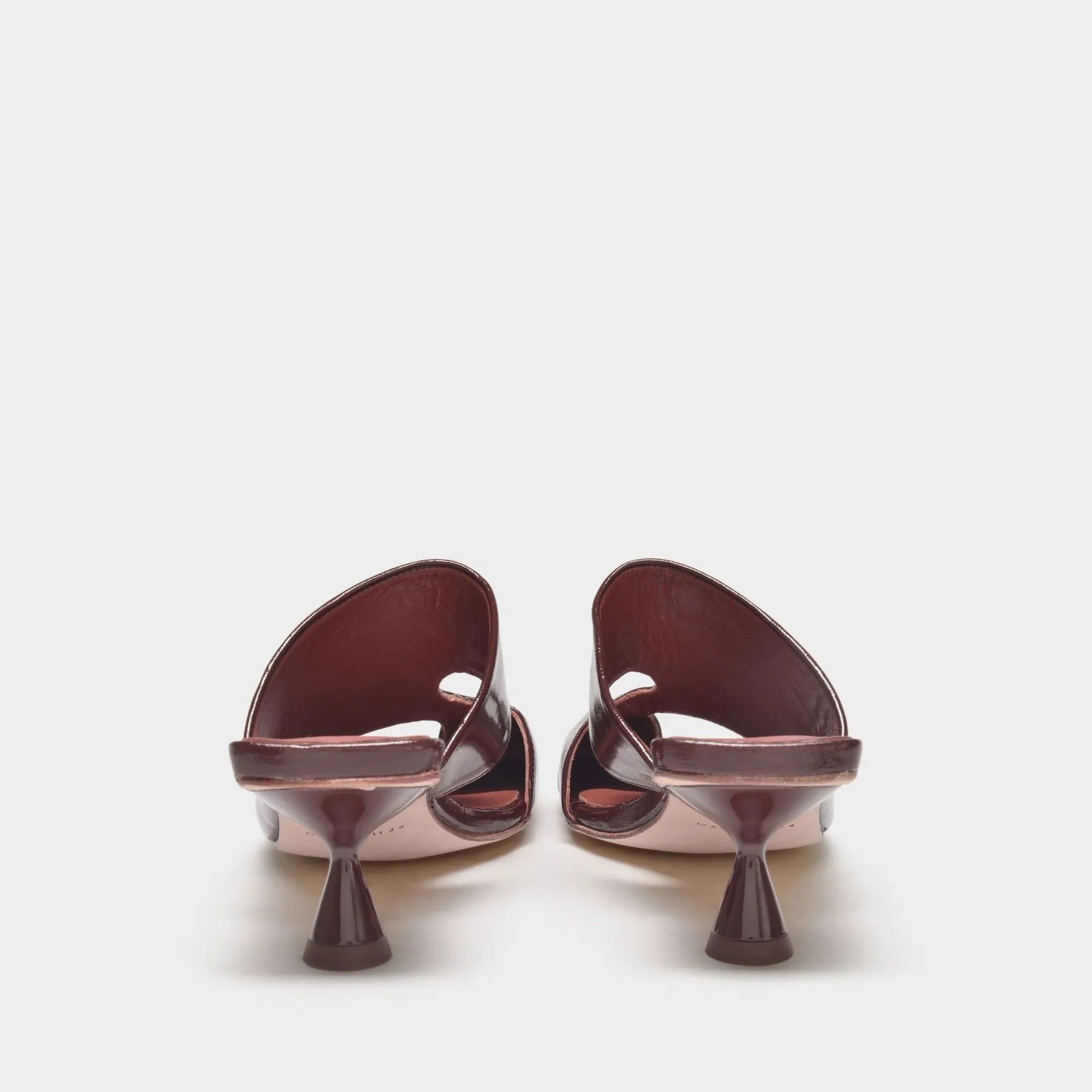 Rejina Pyo  Ida Sandals in Brown Smooth Leather