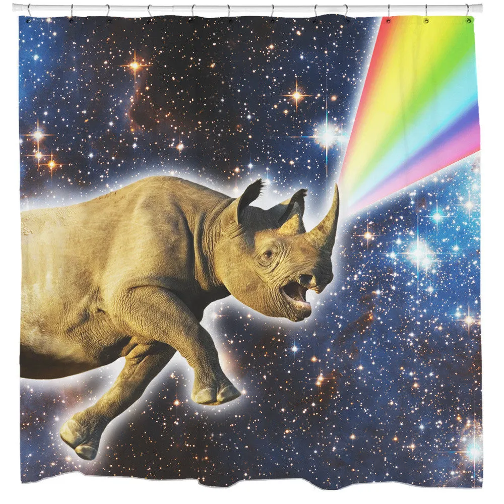 Rhinocorn Shower Curtain