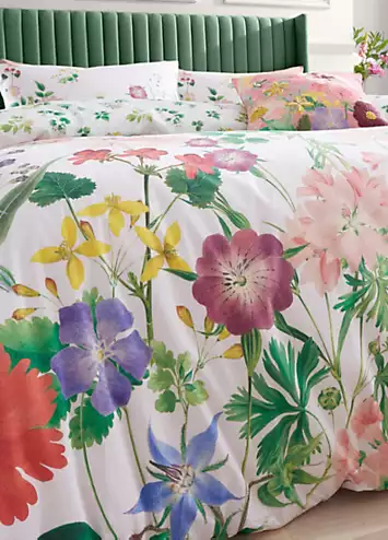 RHS Cottage Meadow 100% Cotton 200 Thread Count Duvet Cover Set | Kaleidoscope